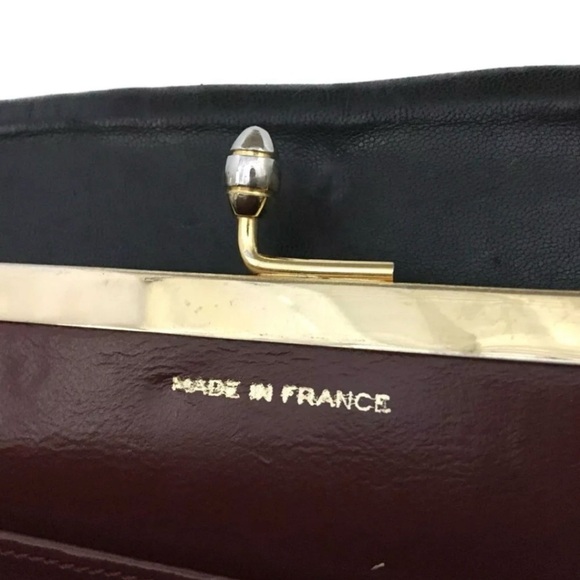 Chanel Matelasse Dark Navy VINTAGE AUTHENTIC Quilted Chain Shoulder Bag handbag - Picture 13 of 16